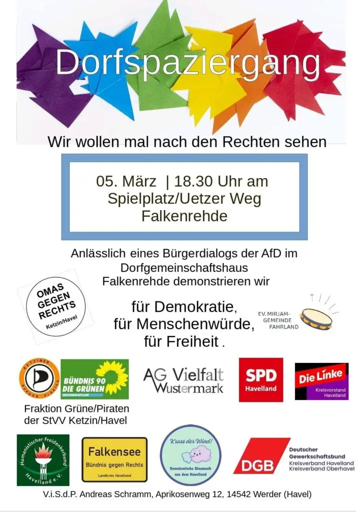 Dorfspaziergang 5.3.26, 18:30 Uhr